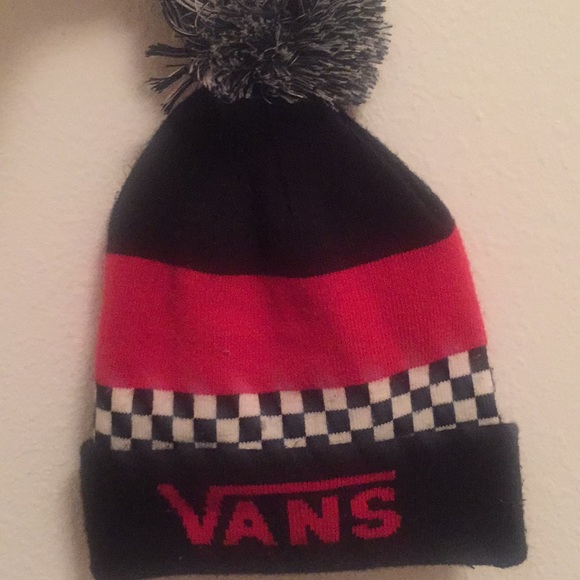 red vans beanie